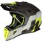 CASCO CROSS JUST1 J38 KORNER Nero Giallo Opaco